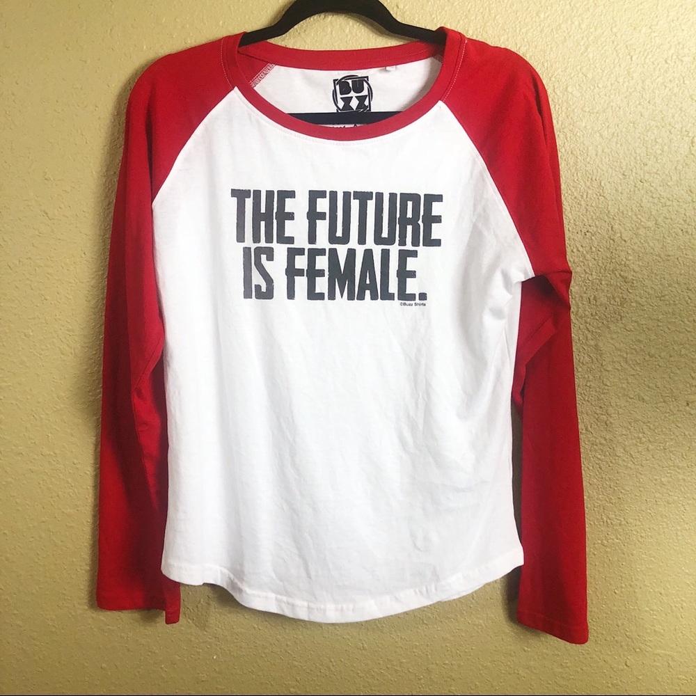 100% Cotton Future is Female Graphic T